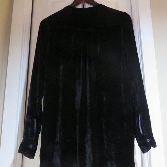 FREE PEOPLE X CP SHADES Jacey Velvet Mini Dress in Black Boho Minimalist Size S - Picture 10 of 13